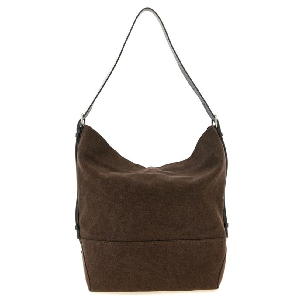 Lemaire Brown Cotton Tote Women's Bag